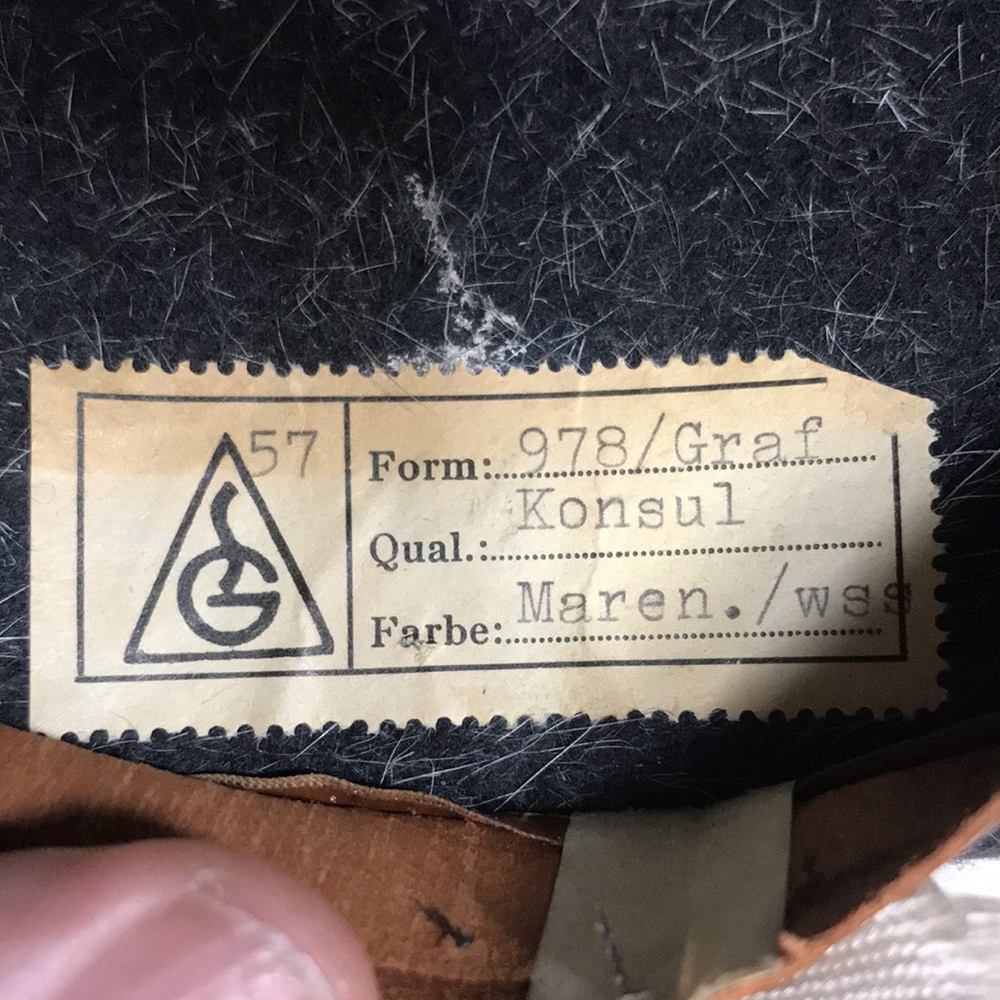 Vintage Aminta italiano Superior Fedora, unique!!!(SKU 222) - Picture 7 of 10